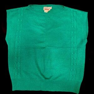 Eaton Select Green Pullover Knitted Vest